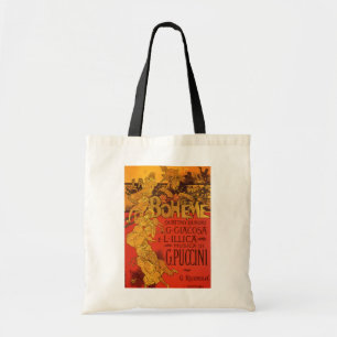 Tote Bag Art Nouveau vintage musique, La Bohème opéra, 1896
