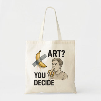 Tote Bag Art ou Snack ? Le débat sur la banane