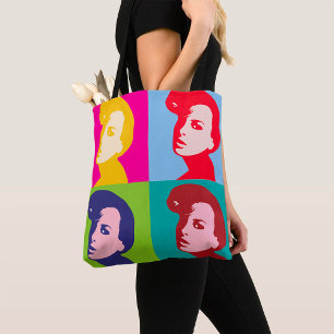 Tote Bag Art pop féminin rétro