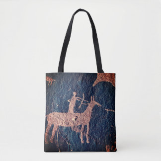 Tote Bag Art Préhistorique Pétroglyphe du Sud-Ouest