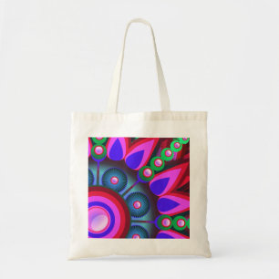 Tote Bag Art psychédélique de flower power