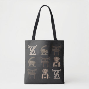 Tote Bag art tribal africain Abstrait