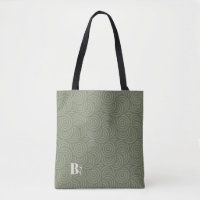Artichoke Green ・ Cercles aléatoires Monogramme
