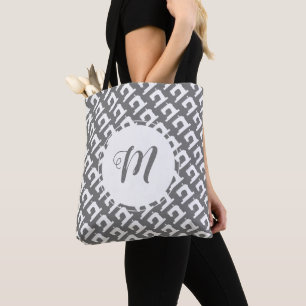 Tote Bag Artisanat à coudre avec Initiales