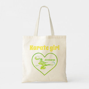 Tote Bag Arts Martiaux Japon Karaté Girl Moderne Girly mign