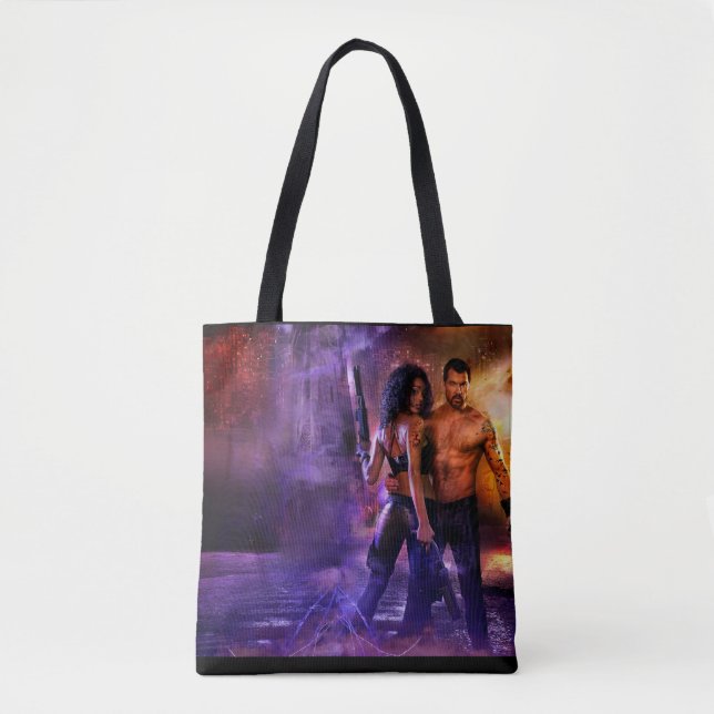 Tote Bag Ashwin et Fourre-tout imprimé par diacre (Devant)