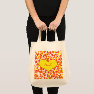 Tote Bag ASL-I Love You with Heart by Shirley Taylor