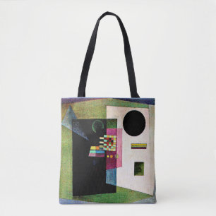 Tote Bag Asserting, peinture abstraite de Kandinsky,