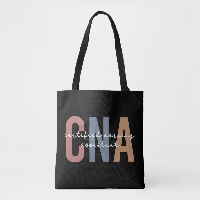 Tote Bag Assistant infirmier certifié CNA Retro (Devant)