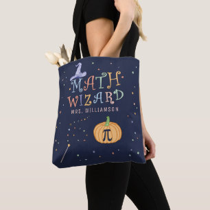 Tote Bag Assistant Mathématiques Halloween personnalisé Cit