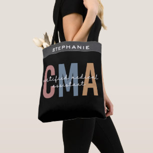 Tote Bag Assistant Médicale certifié CMA personnalisé