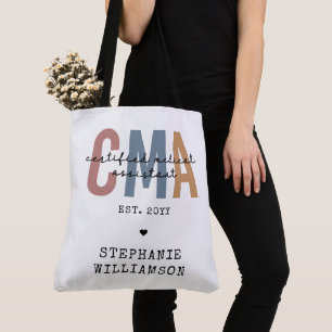 Tote Bag Assistant Médicale certifié CMA personnalisé