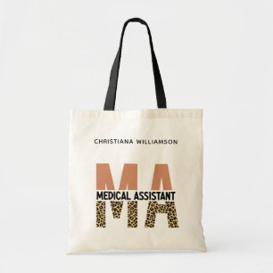 Tote Bag Assistant Médicale MA personnalisé Empreinte de lé