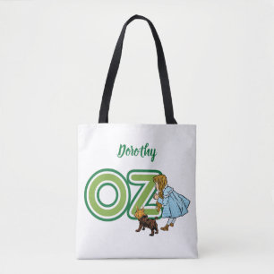 Tote Bag Assistant vintage de Oz Dorothy Toto avec BIG Lett