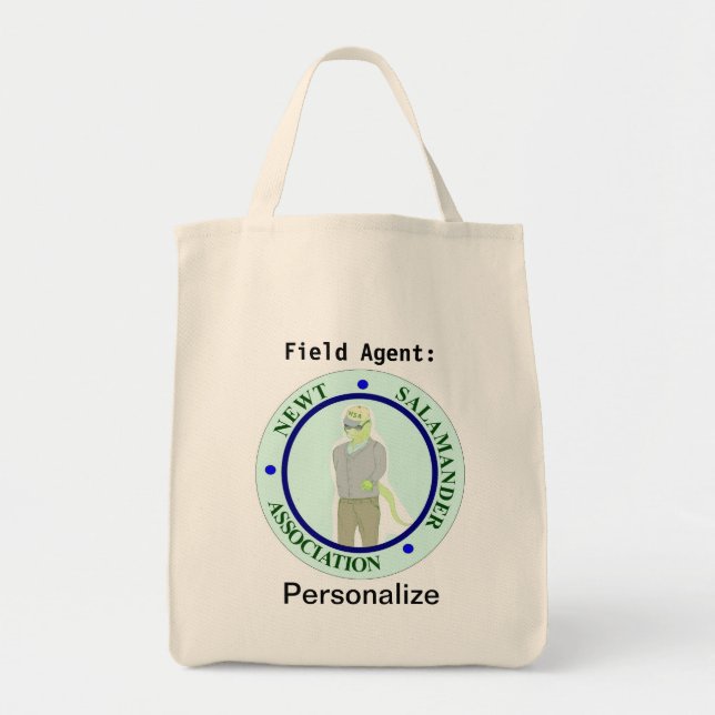 Tote Bag Association Fourre-tout de salamandre de triton (Devant)
