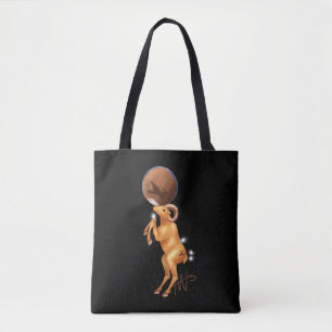 Tote Bag Astro Aries Mars Zodiac