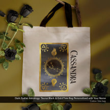 Astrologie Zodiaque foncée : Taurus Black Gold Nom