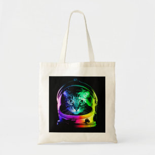 Tote Bag astronaute de chat coloré