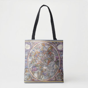 Tote Bag Astronomie Ancienne, Carte des Constellations Chré