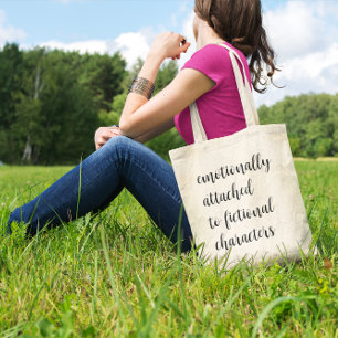 Tote Bag Attaché Émotionnellement À Des Caractères De Ficti