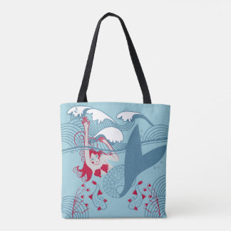 Tote Bag "Attaque de requin" Fourre-tout