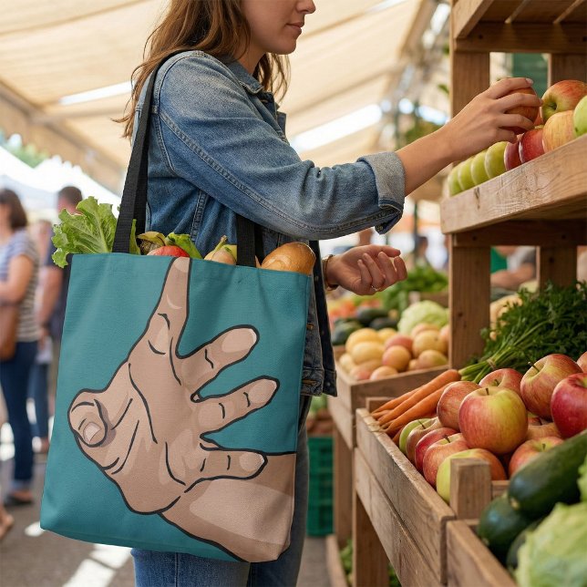 Tote Bag Atteindre la main (Créateur téléchargé)