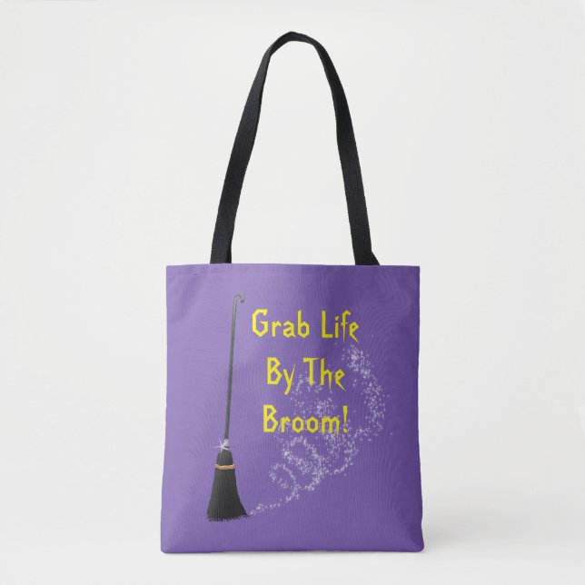 Tote Bag Attraper La Vie Par La Salle (Devant)
