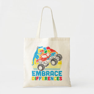 Tote Bag Attrapez ce joli Trex Monster Truck Embrasser Diff