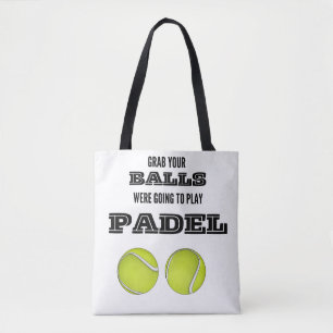 Tote Bag Attrapez vos couilles, allaient jouer à la tasse d
