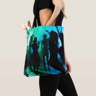 Tote Bag Au Club Silhouette Blue Green