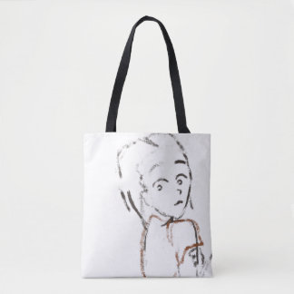Tote Bag Au-dessus du coup d'oeil d'épaule
