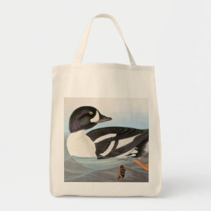 Tote Bag Audubon : Le Goldeneye de la brouette
