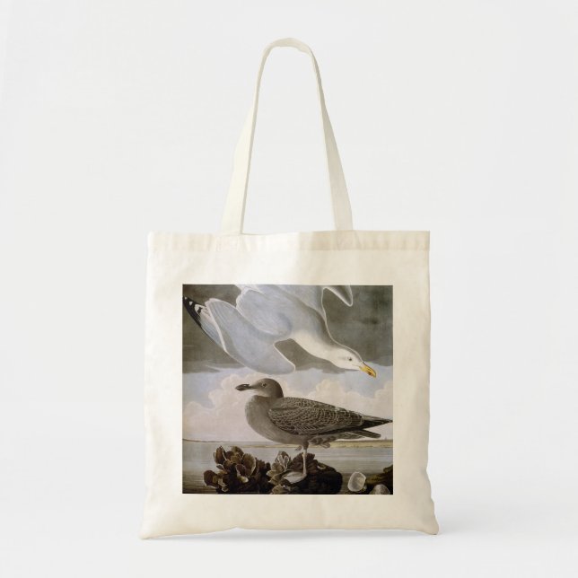 Tote Bag Audubon : Mouette d'harengs (Devant)