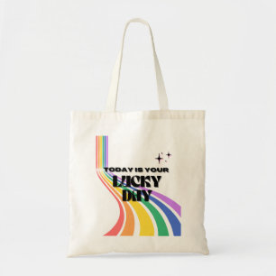 Tote Bag Aujourd'hui est votre jour de chance, Lucky, Lucki