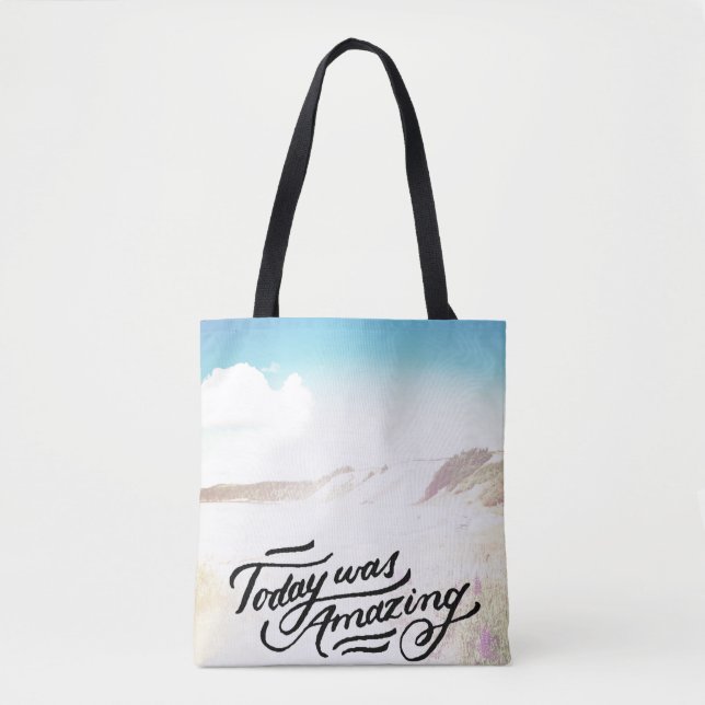Tote Bag Aujourd'hui était extraordinaire (Devant)