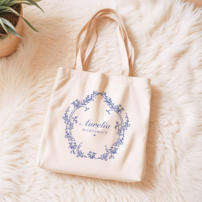 Tote Bag AURELIA Chinoiserie Quelque Chose de Bleu Demoisel (Créateur téléchargé)