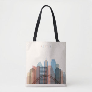 Tote Bag Austin, horizon de ville du Texas  
