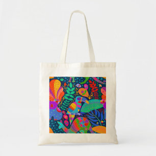 Tote Bag Australian Jungle Parrot Kangaroo Koala