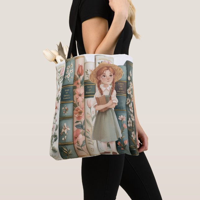 Tote Bag Auteur de livres | Anne des pignons verts | Livres (De près)