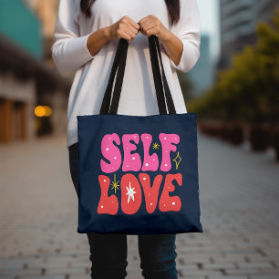 Tote Bag Auto-Love Inspirational Motivational Citation tend