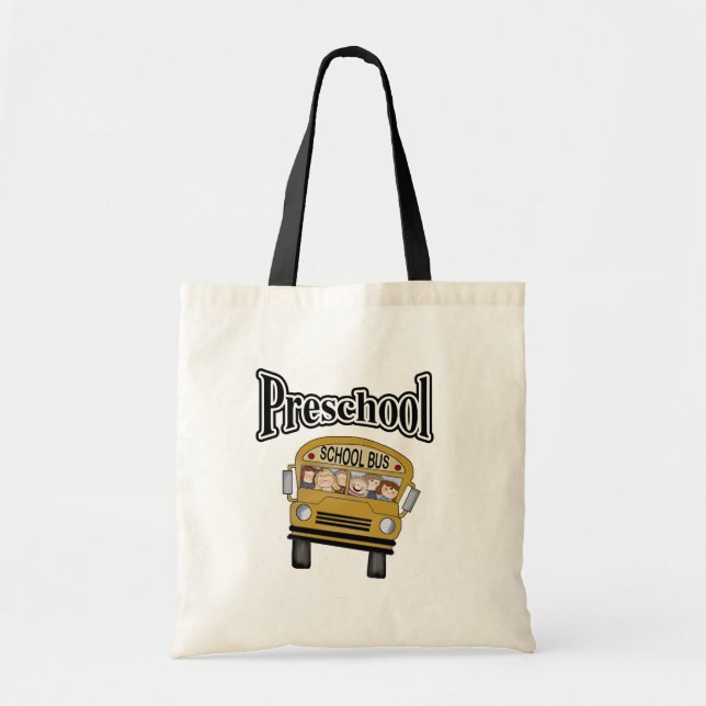Tote Bag Autobus scolaire avec les T-shirts et les cadeaux (Devant)