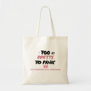 Tote Bag Autocollant Trop Mignon Pour Paniquer Coquette M