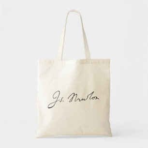 Tote Bag Autographe de signature de monsieur Isaac Newton