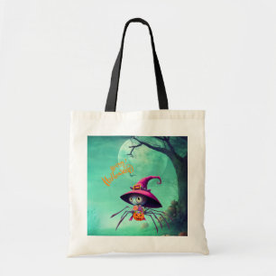 Tote Bag Automne/araignée/sorcière/halloween