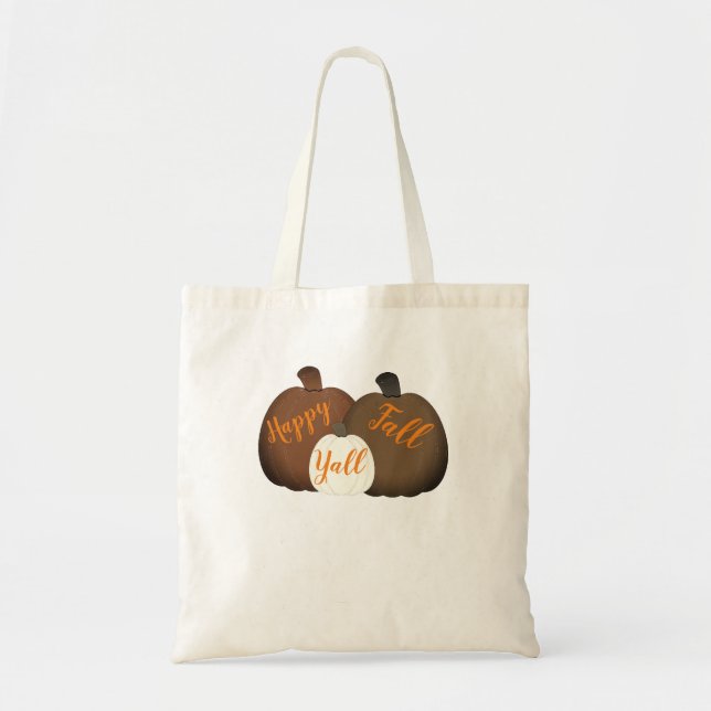 Tote Bag Automne/Automne/Citrouille (Devant)