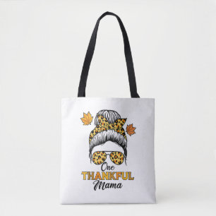 Tote Bag Automne Automne Thanksgiving Shirts, Une Maman Rem