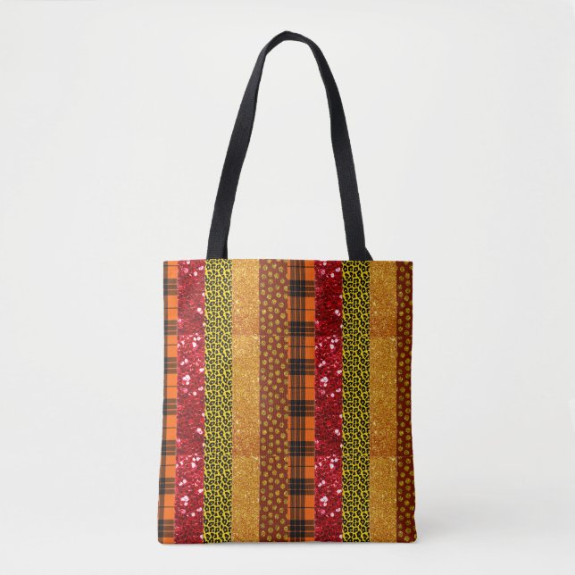 Tote Bag Automne Thanksgiving Harvest Feuilles Chute (Devant)