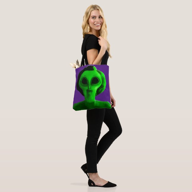 Tote Bag Autoportrait Alien (Sur le modèle)