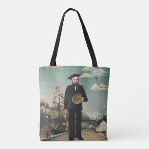 Tote Bag Autoportrait Paysage 1890, Henri Rousseau
