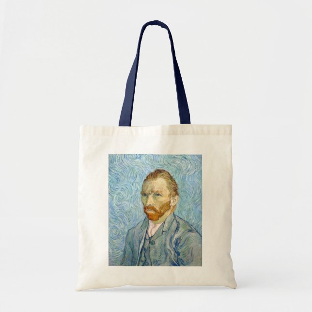 Tote Bag Autoportrait, Vincent van Gogh Art (Devant)